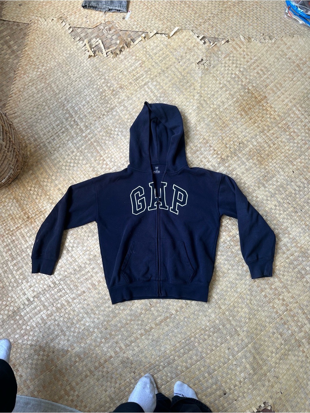 GAP Kids Dark Navy Zip Front Hoodie